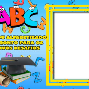 Moldura ABC Pronto para os Novos Desafios para Montagem de Foto