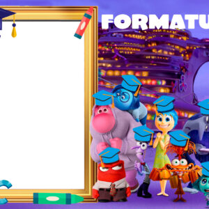 Moldura Divertidamente Formatura Montagem de Foto em PNG