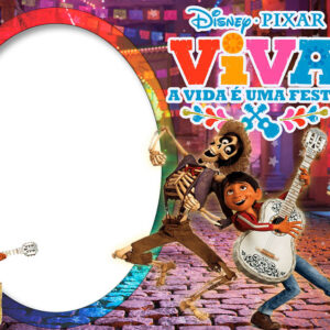 Moldura A Vida é uma Festa para Montagem de Foto