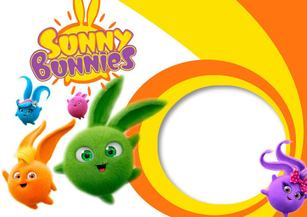 Moldura As Aventuras de Sunny Bunnies para Montagem de Foto
