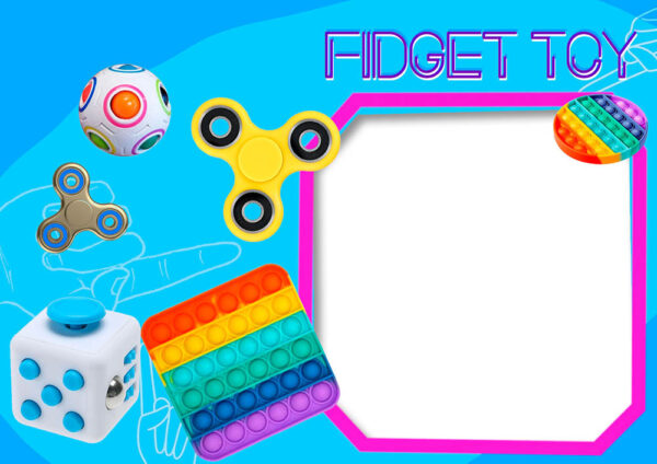 Moldura Fidget Toy para Montagem de Foto
