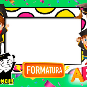 Moldura Formatura ABC com Bentô para Montagem de Foto
