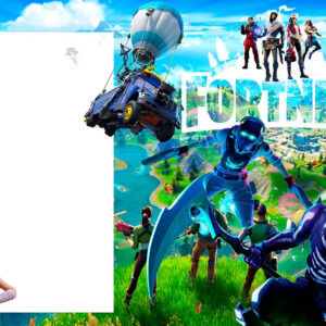 Moldura Fortnite para Montagem de Foto Arte Digital