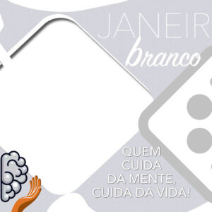 Moldura Janeiro Branco para Montagem de Foto