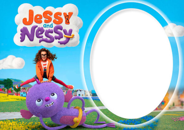 Moldura Jessy e Nessy para Montagem de Foto Arte Digital