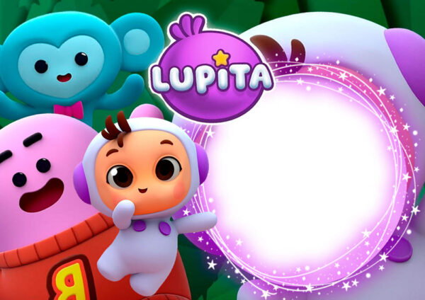 Moldura Lupita pelo Mundo para Montagem de Foto