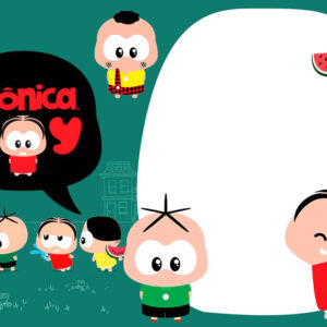 Moldura Mônica Toy para Montagem de Foto