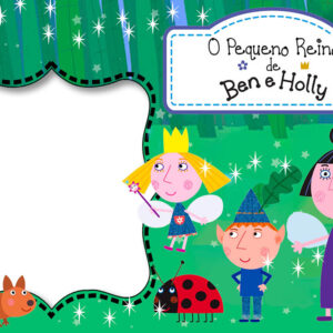 Moldura O Pequeno Reino de Ben e Holly para Montagem de Foto