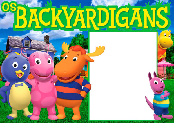 Moldura Os Backyadigans para Montagem de Foto