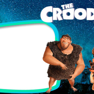 Moldura Os Croods para Montagem de Foto Arte Digital