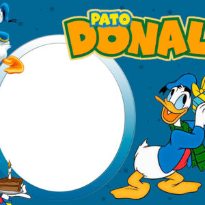 Moldura Pato Donald para Montagem de Foto