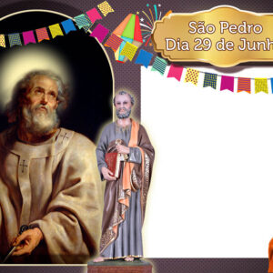 Moldura São Pedro 29 de Junho para Montagem de Foto