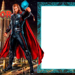 Moldura Thor para Montagem de Foto Arte Digital