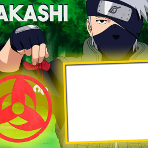 Moldura Kakashi para Montagem de Foto
