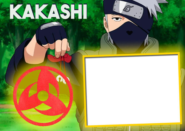 Moldura Kakashi para Montagem de Foto