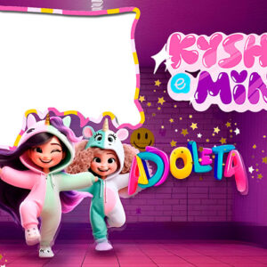Moldura Kisha e Minnie para Montagem de Foto