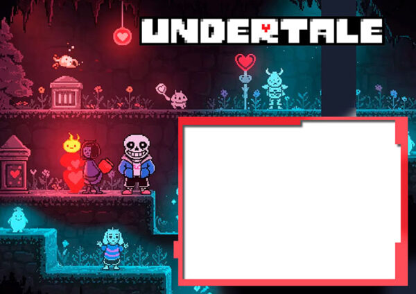 Moldura Undertale para Montagem de Foto