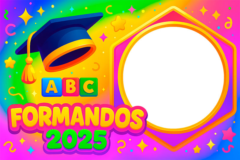 Moldura Formandos 2025 ABC para Montagem de Foto