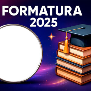 Moldura Formatura 2025 para Jovens e Adultos para Montagem